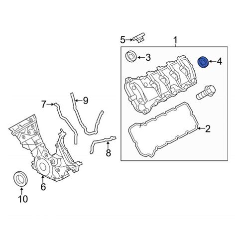 Ford OE HL3Z6C535A Engine Valve Cover Washer Seal