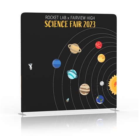 Science Fair Backdrop Museum Sign