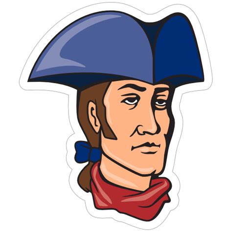 Patriot Mascot Sticker