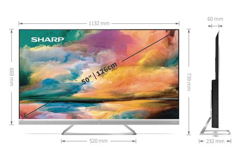 50 4K ULTRA HD QUANTUM DOT SHARP ANDROID TV 50EQ4EA Sharp Europe