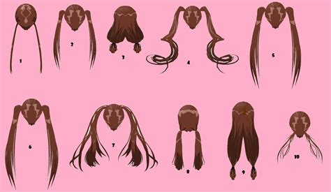 Pigtails Pigtail Hairstyles Drawing Hair Tutorial Tail Hairstyle