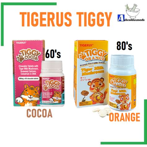 Tigerus Tiggy Orange Chewable Tablets Mg Tablets Or Tiggy