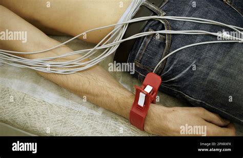 Electrocardiograph. Procedure of electrocardiogram to diagnose heart ...