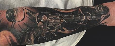 Colt Revolver Tattoo Designs