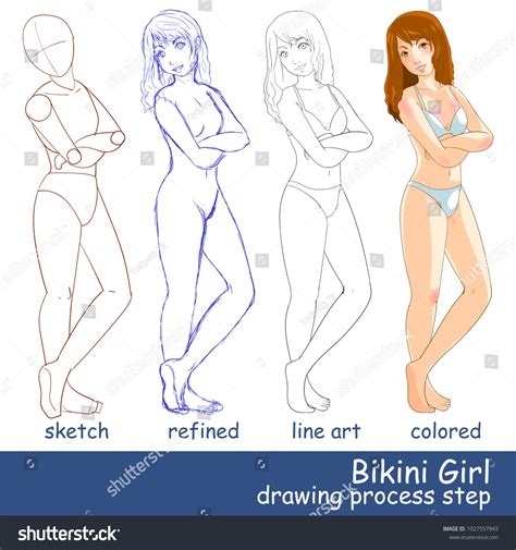 Anime Bikini Nude Images Stock Photos Vectors Shutterstock