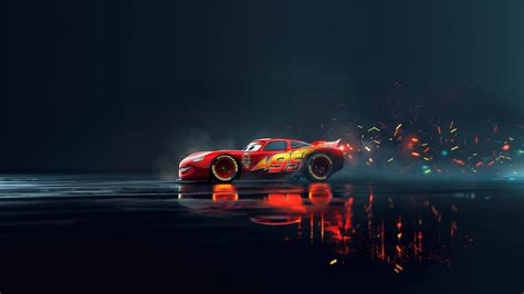 4k HD Wallpaper Harry Potter Themed Lightning McQueen In Pixar Style