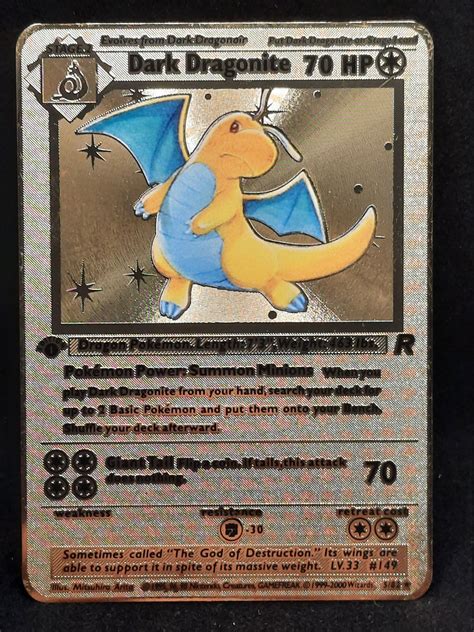 Dark Dragonite Card