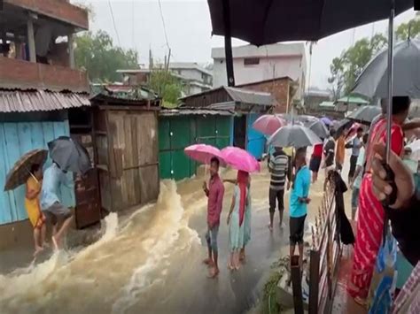 Heavy Rainfall Leads To Flood Like Situation In Assams Dima Hasao District