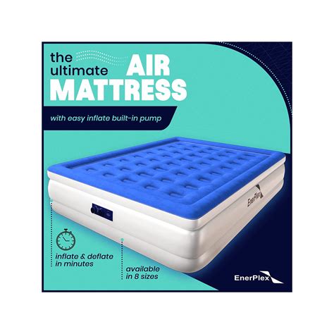 Buy EnerPlex Air Mattress with Built-in Pump - Double Height Inflatable Mattress for Camping ...