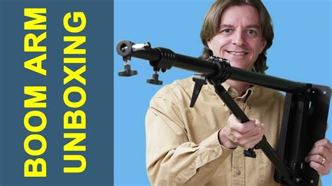 Unboxing An Impact 7 Wall Mounted Boom Arm For Photography Studio