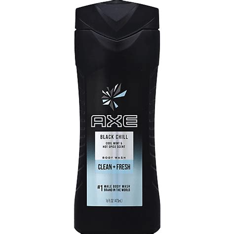 AXE Black Chill Clean Fresh Body Wash 16 Fl Oz Bottle Bar Soap