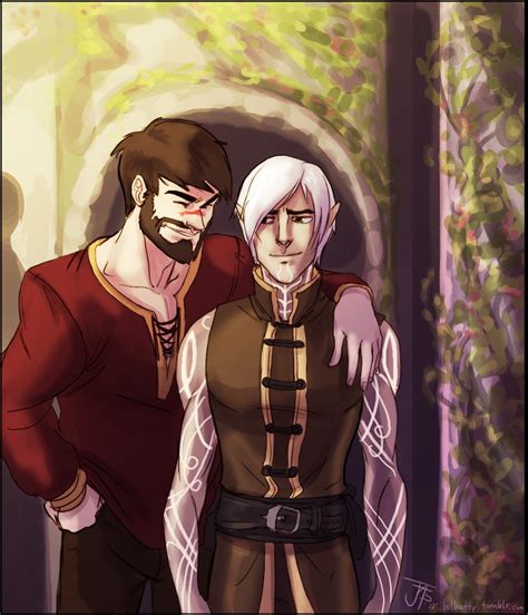 Commission Hawke And Fenris By Gone Batty On DeviantArt