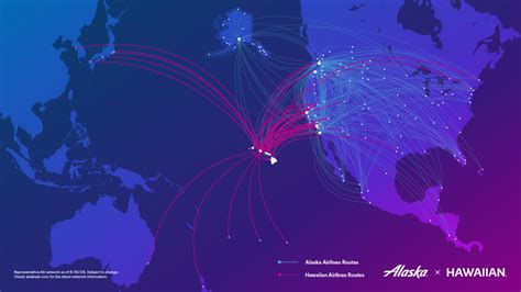 Alaska Airlines And Hawaiian Airlines Merged Serves Destinations