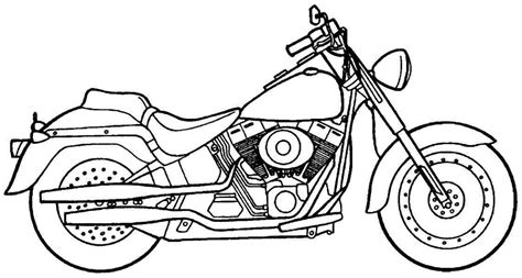 Harley Davidson Drawing Outline At Getdrawings Free Download