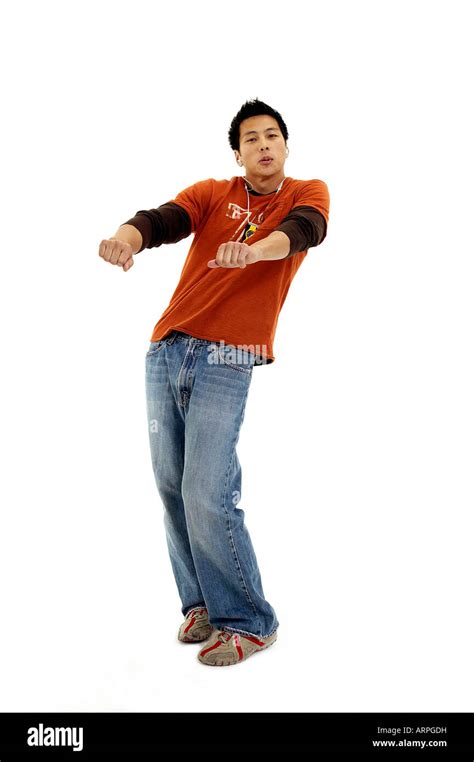 Young Man Dancing Stock Photo Alamy