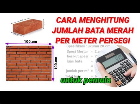 Batako Cara Menghitung Jumlah Batako Per M2 Untuk Dinding 56 Off