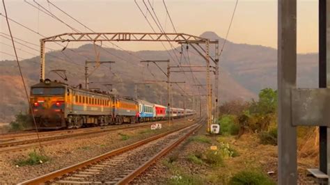 Triple Wcam Locomotive Haul Mumbai Csmt To Pune Pragati Express