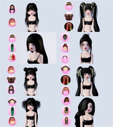 Dress To Impress Hair combos | Idee per disegnare, Tutorial, Idee