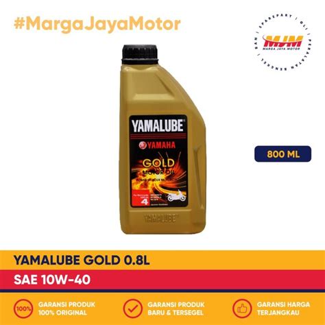 Yamalube Gold 10W 40 800ml Yamaha Oil 0 8L ORIGINAL Lazada Indonesia