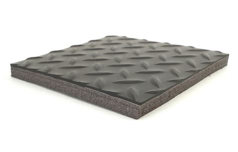 Diamond Plate Anti Fatigue Rubber Floor Mat Botron Company Inc