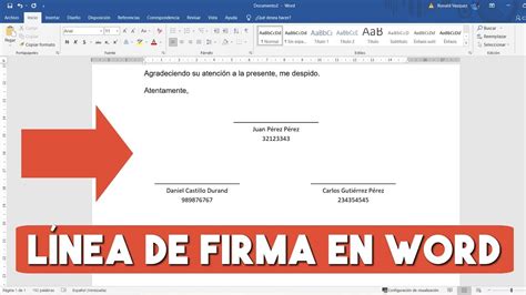 Tutorial de Cómo Firmar Documentos en Word DonComo