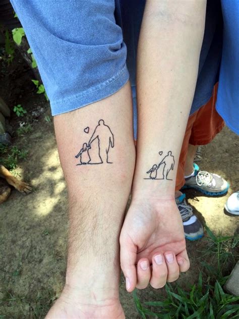 45 Adorable Father And Daughter Tattoos To Live The Connection