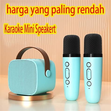 Jual Karaoke Mini Speaker Microphone Karaoke Premium Set Speaker