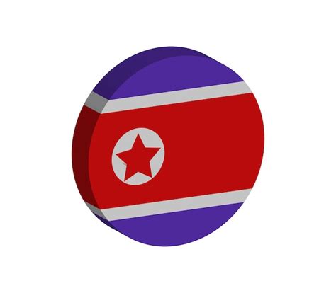 Premium Vector North Korean Flag