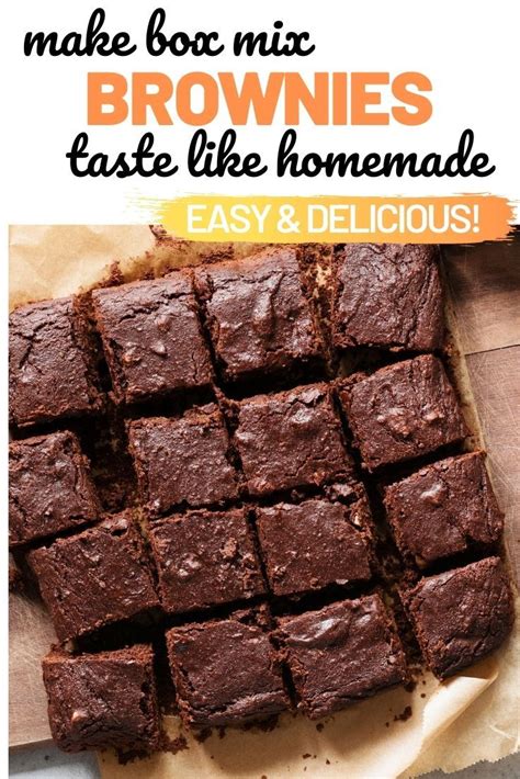 How To Make Box Brownies Mix Taste Homemade Brownies Recipe Easy