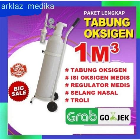 Jual Paket Lengkap Siap Pakai Tabung Oxygen M Full Set Shopee Indonesia