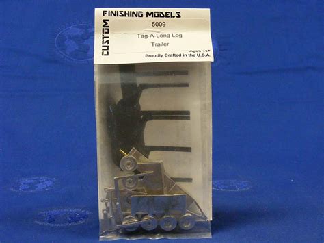 Buffalo Road Imports Tag A Long Log Trailer Truck Trailers Metal Kit