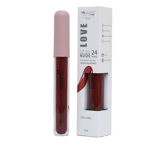 Lip Oil Nude Horas Cor Max Love Ml Max Love