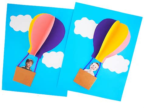 Oh The Places Youll Go Hot Air Balloon Craft Our Kid Things
