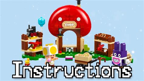 Lego Mario Nabbit At Toad S Shop Set Instructions Youtube