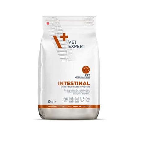 4T Vet. Diet Intestinal Cat 2kg VetExpert Gastro 12274156572 - Allegro.pl