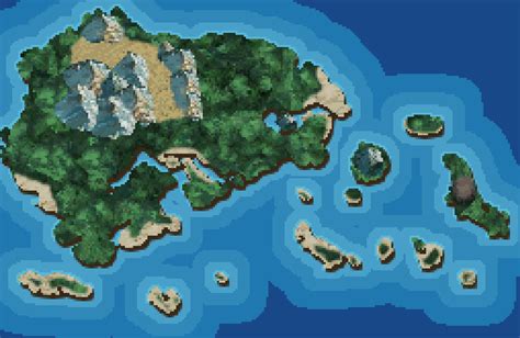 Hoenn Region Map, Gen 5 style - Blank by roxiewoxxiie on DeviantArt