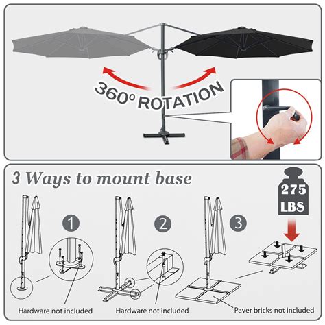 Patio Umbrella Parts Diagram