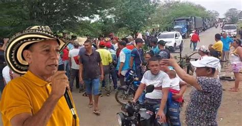 Alcalde de Puerto Libertador exige desbloqueo de vía ante protesta