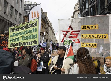 London December 2023 Thousands Attend Pro Palestinian Protest Pro ...