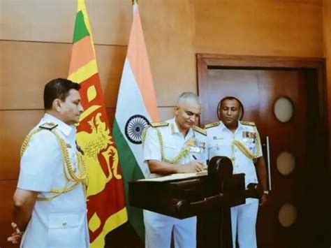 Navy Chief Admiral R. Hari Kumar Visits Sri Lanka