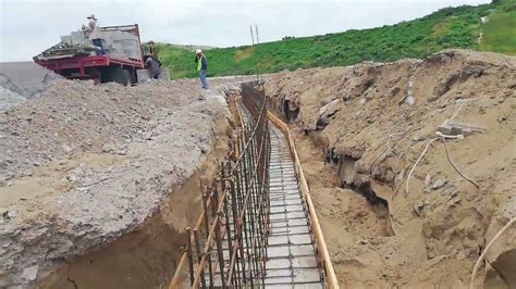 Zapata de Muro de Cimentación Para Barda en Suelo Arenoso 1 3 Flooring