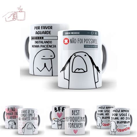 Caneca Divertida Flork Meme Figurinha Sticker Boneco Palito Shopee Brasil