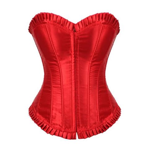 Corset En Satin Sexy Pour Femmes Bustier De Mariage Victorien Lingerie Grande Taille Costume