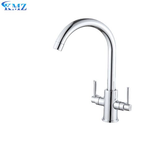 Sanitary Ware Stainless Steel Hot And Cold Single Handle Deck Mounted Sink Water Mixer Tap