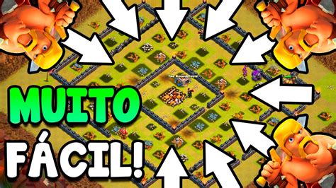 Clash Of Clans Olhem Essa Estrat Gia Nunca Foi T O F Cil Fazer