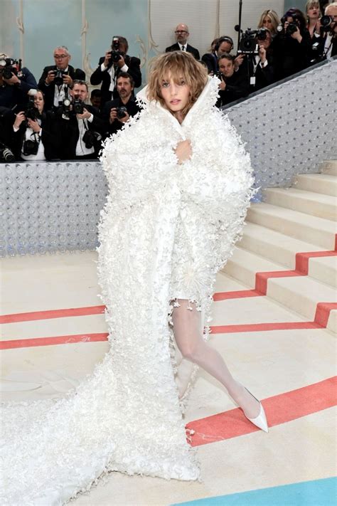 MAYA HAWKE At 2023 Met Gala Celebrating Karl Lagerfeld A Line Of