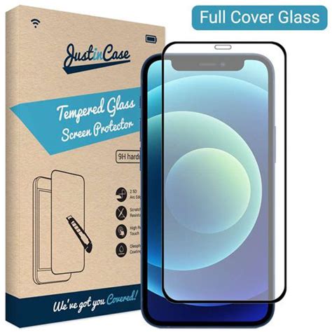 Just in Case Verre Trempé Edge to Edge Protection d écran Apple iPhone