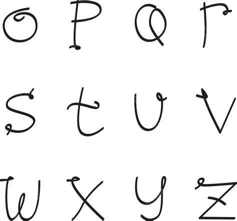 Alphabet Set Alphabet Vector Art Vector Alphabet Vector Art Png And