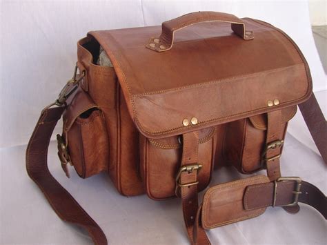 Brown Leather Camera Bag Pure Leather Yes At ₹ 6000 Piece In Udaipur