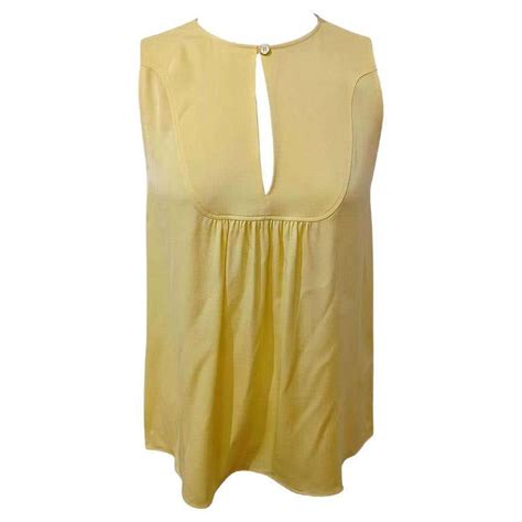 Emilio Pucci Silk Tank Top Size 40 For Sale At 1stdibs